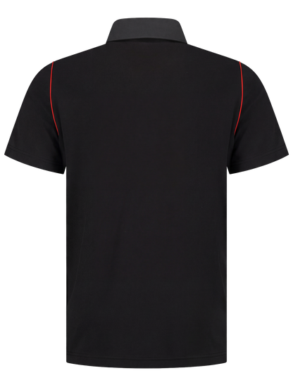 Werkpolo- zwart/rood