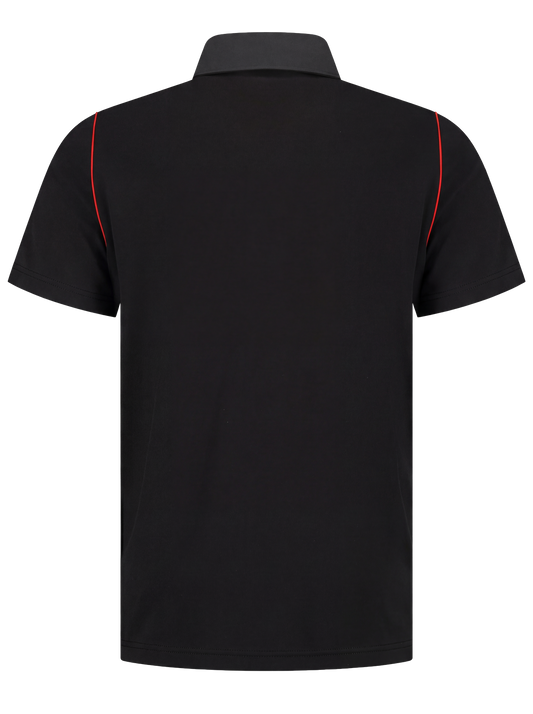 Werkpolo- zwart/rood