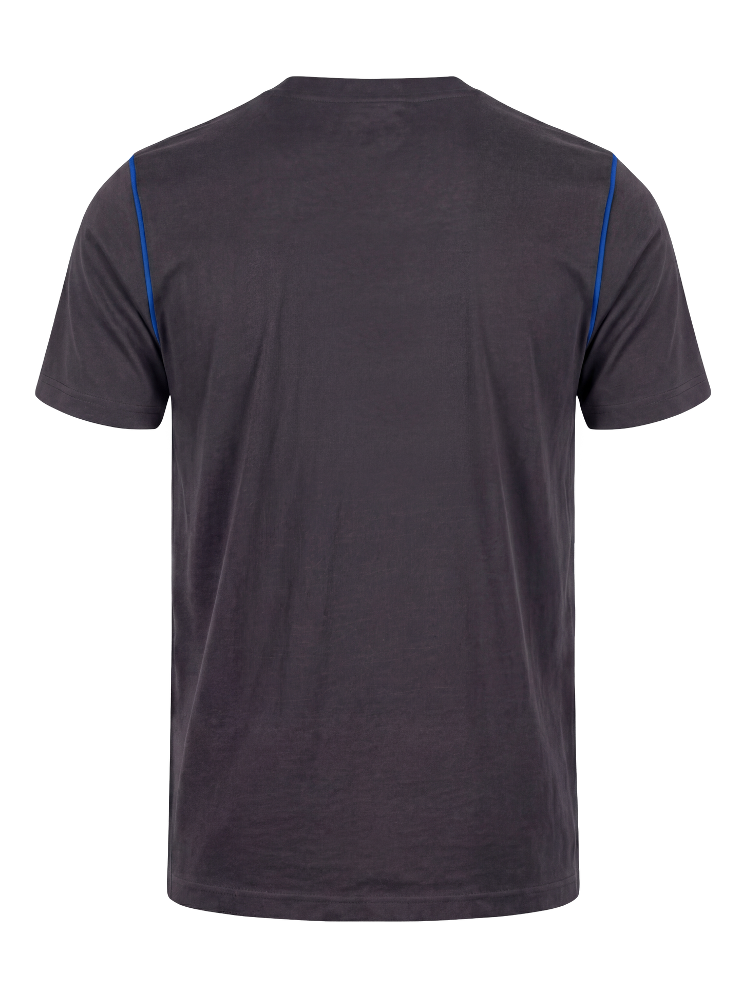 Werk T-shirt- antraciet/kobalt