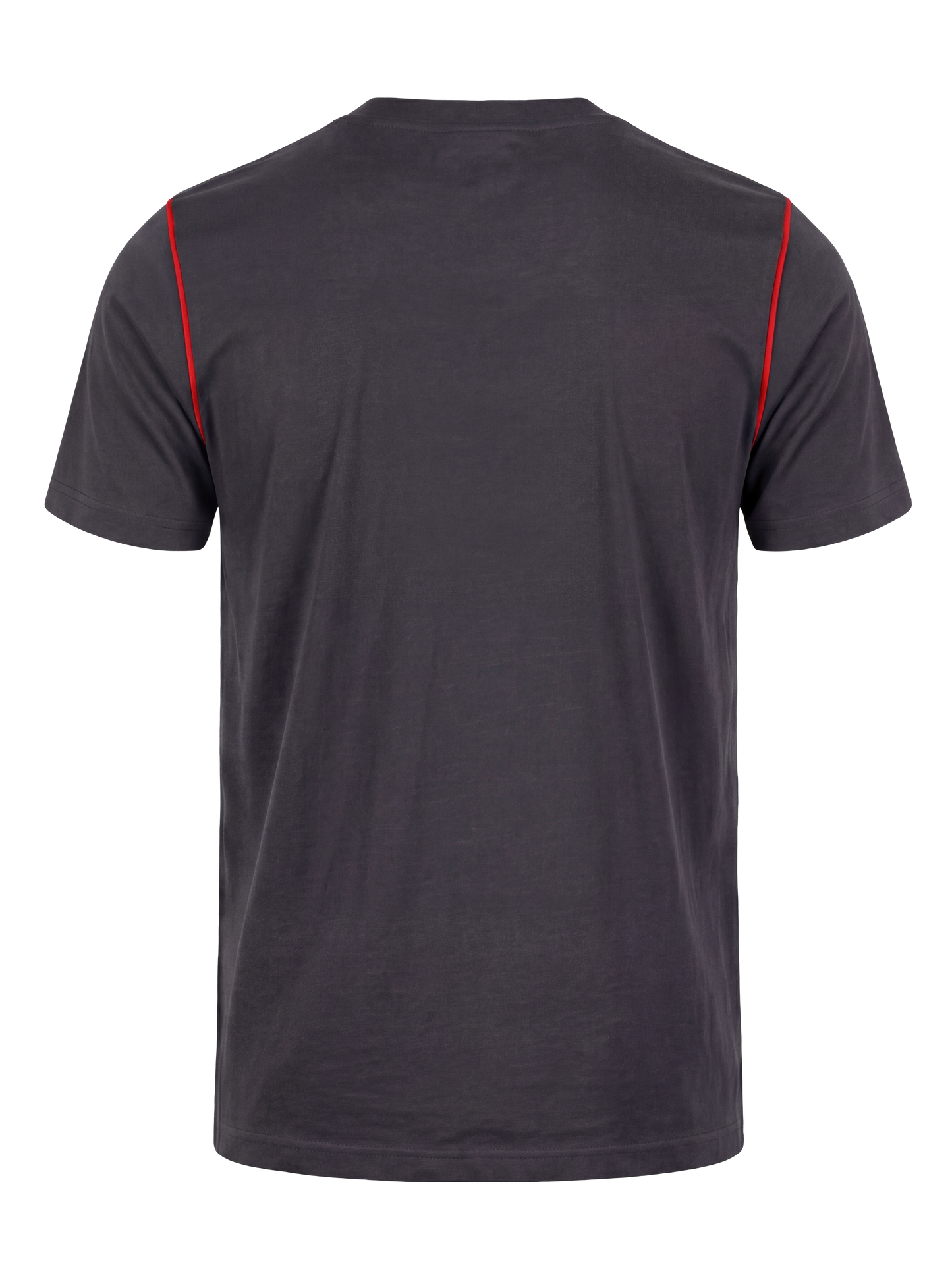 Werk T-shirt- antraciet/rood