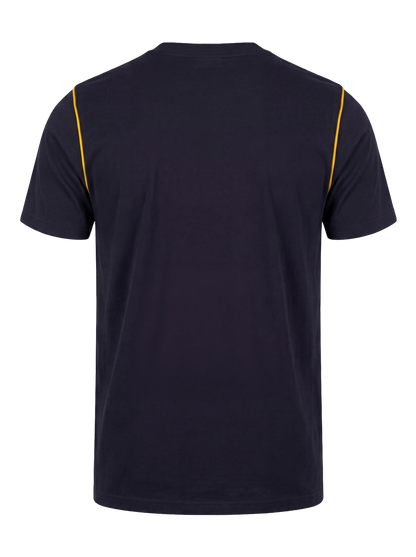 Werk T-shirt- navy/geel