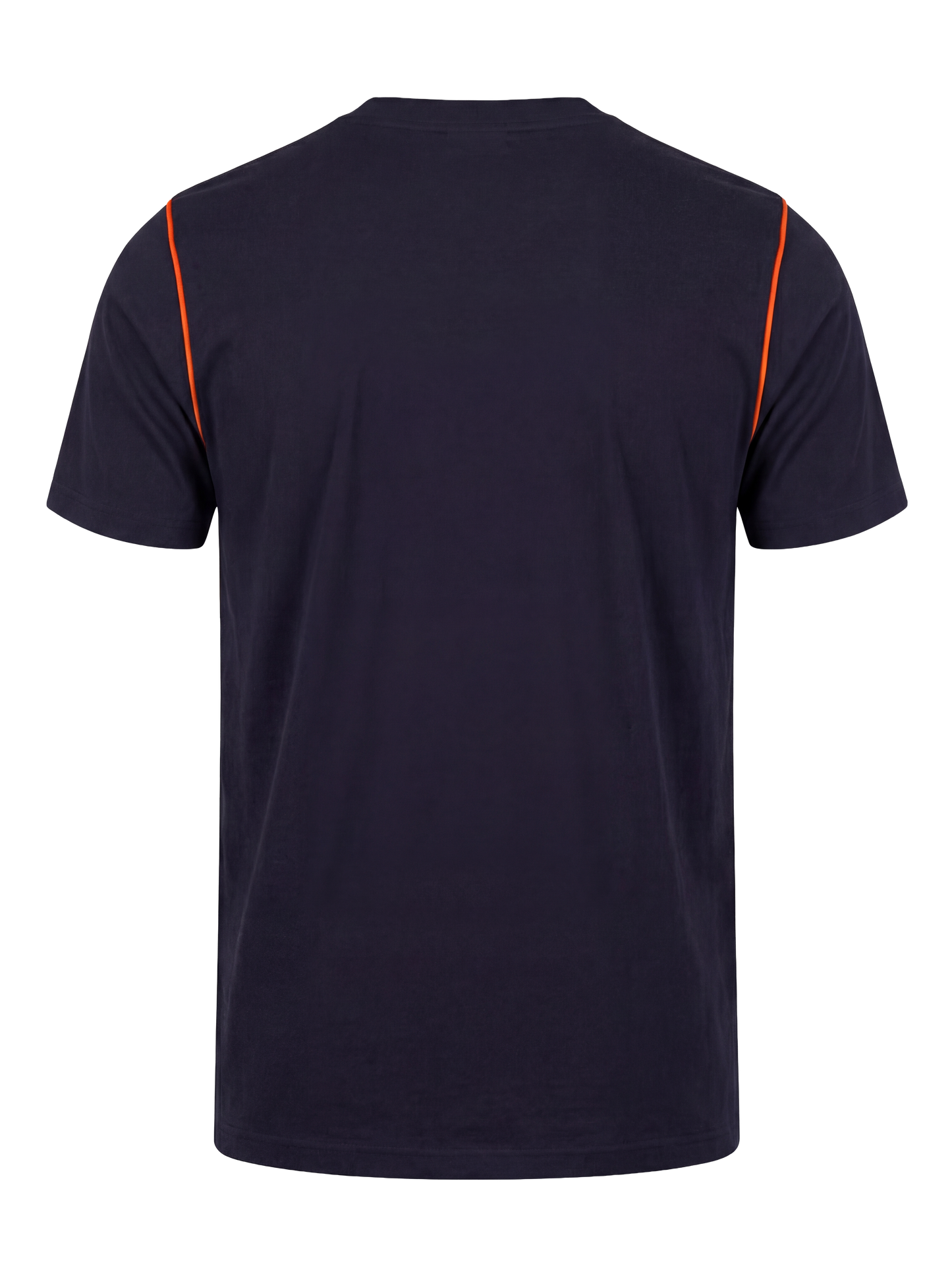 Werk T-shirt- navy/oranje