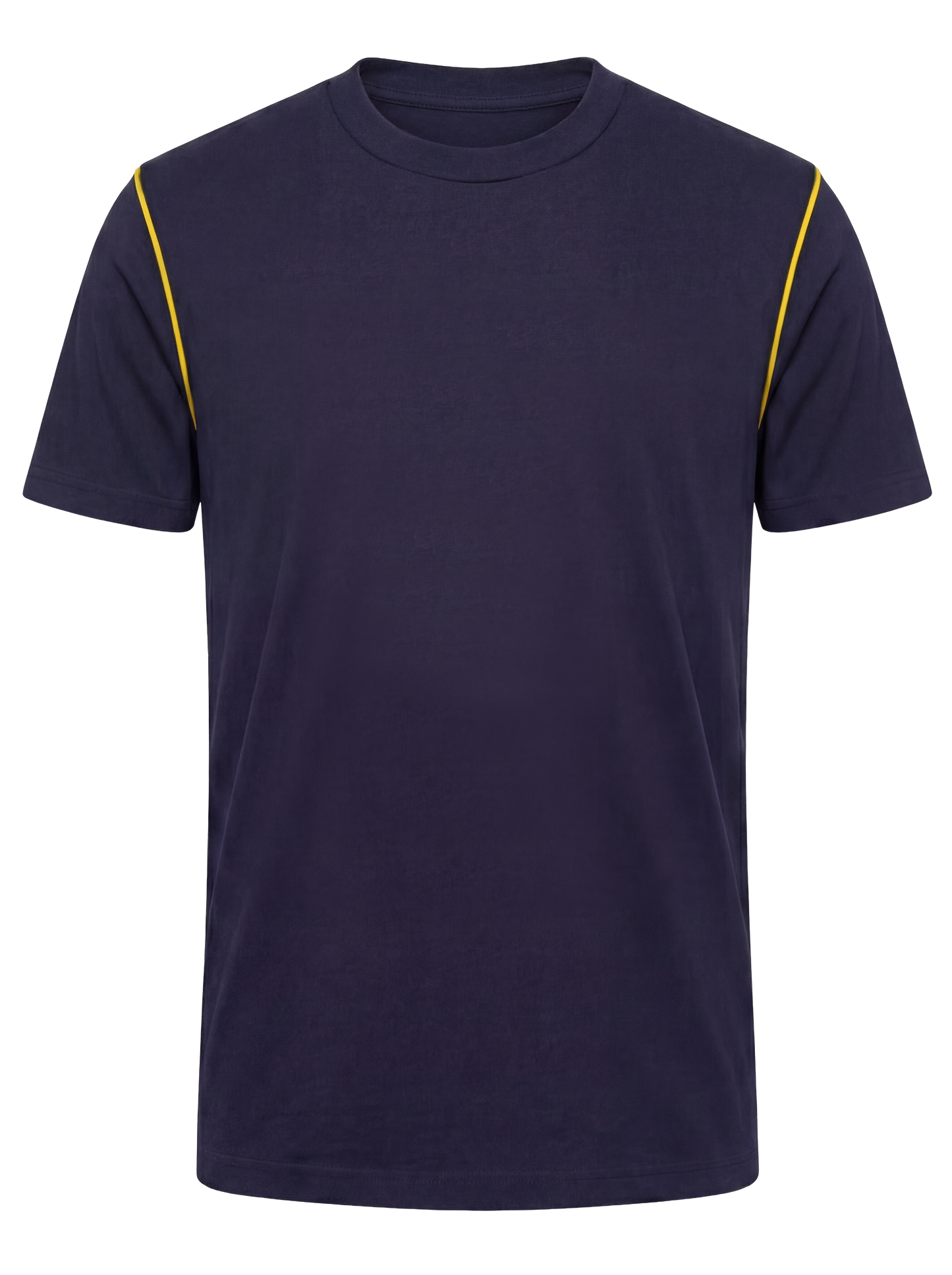 Werk T-shirt- navy/geel