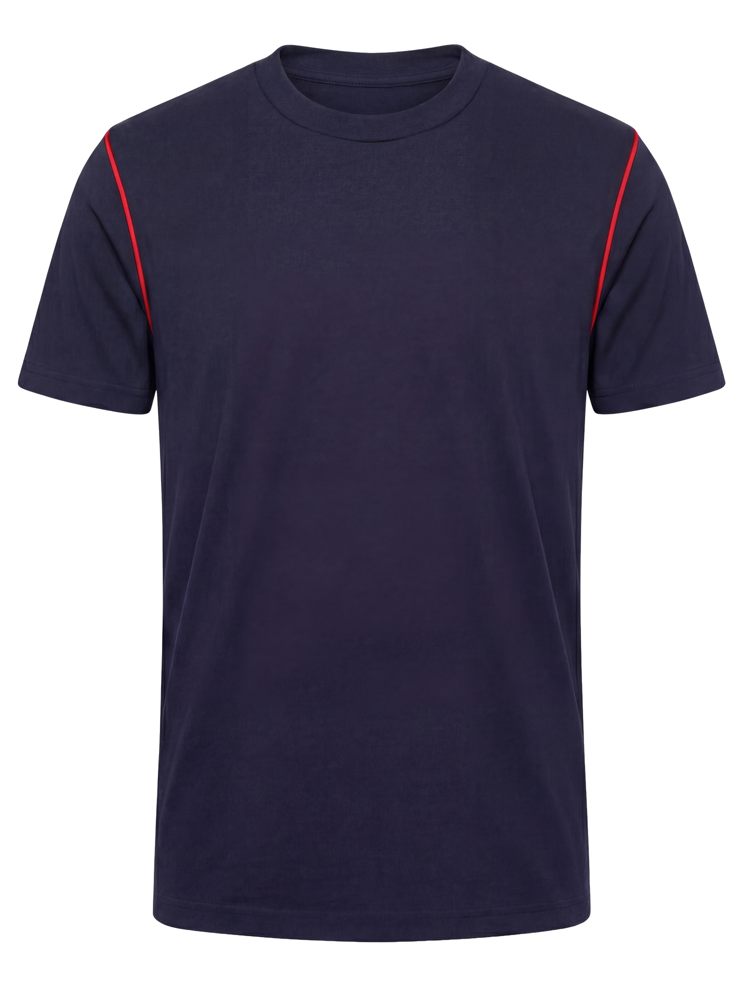 Werk T-shirt- navy/rood