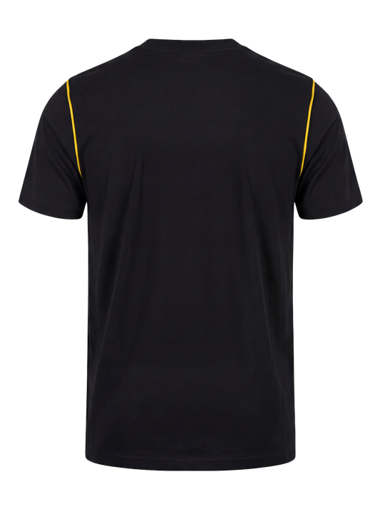 Werk T-shirt- zwart/geel
