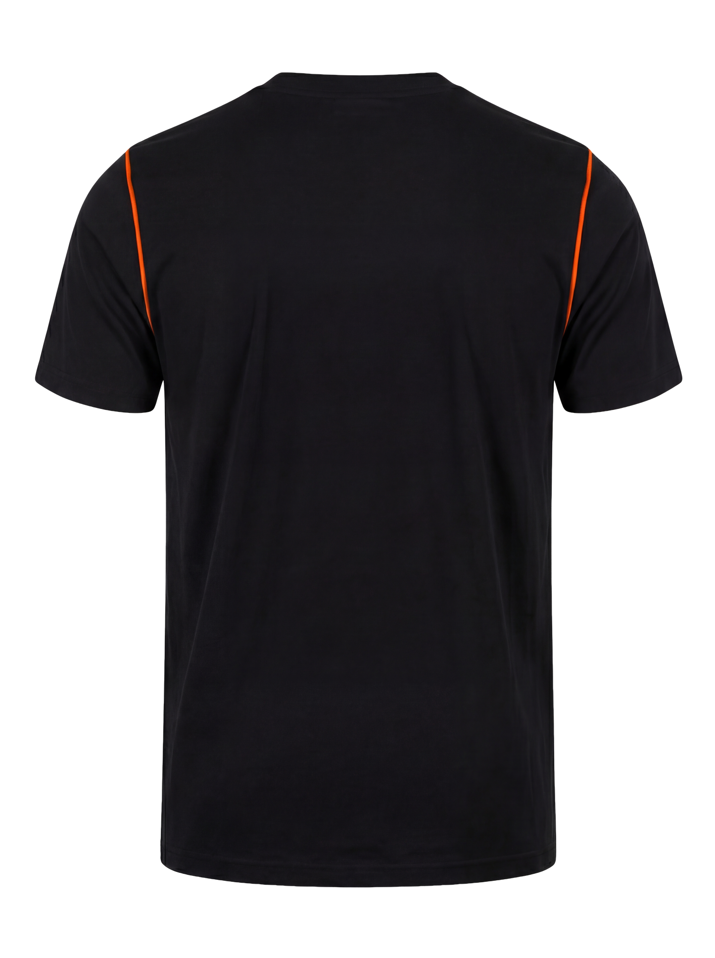 Werk T-shirt- zwart/oranje