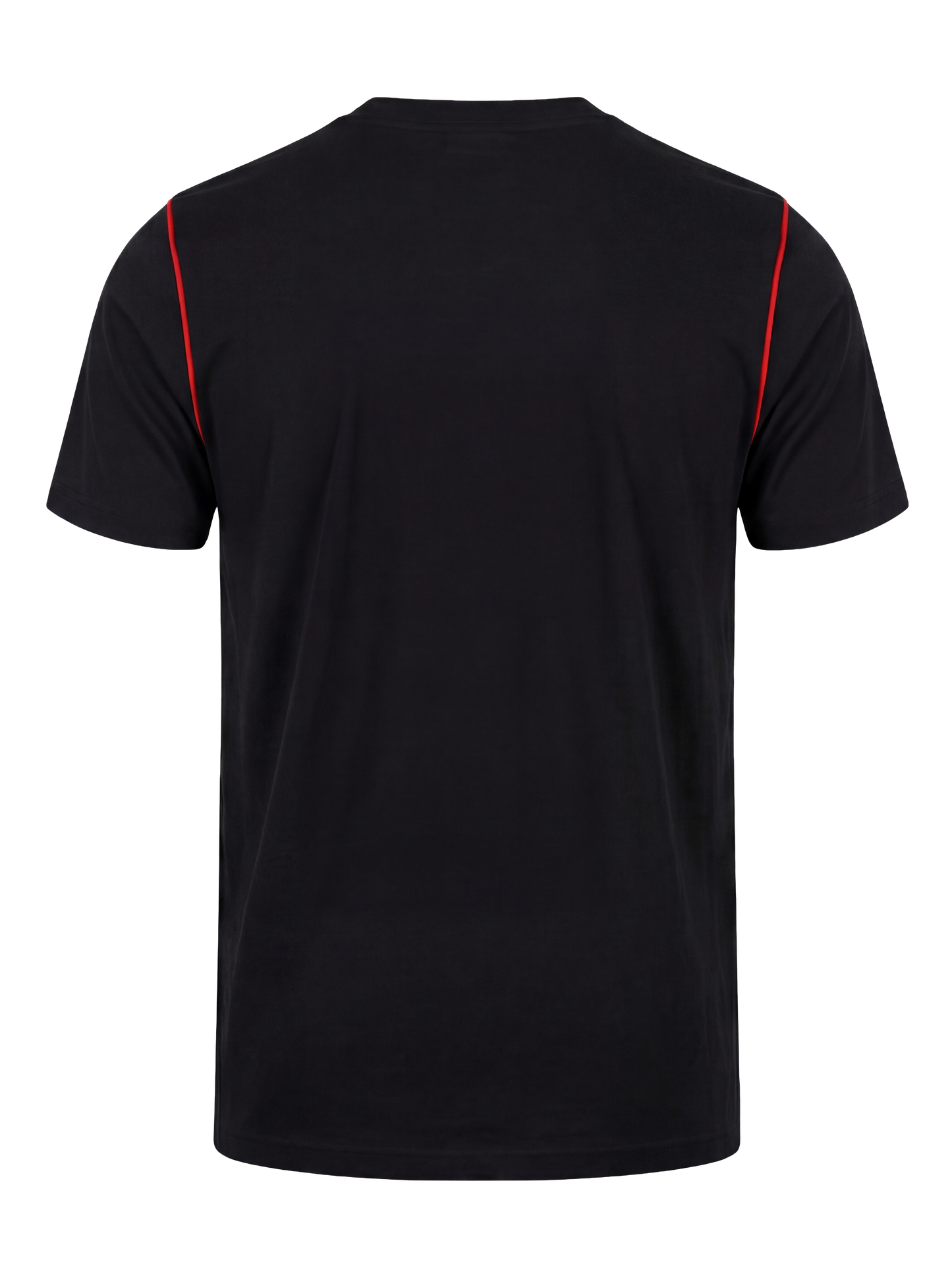 Werk T-shirt- zwart/rood