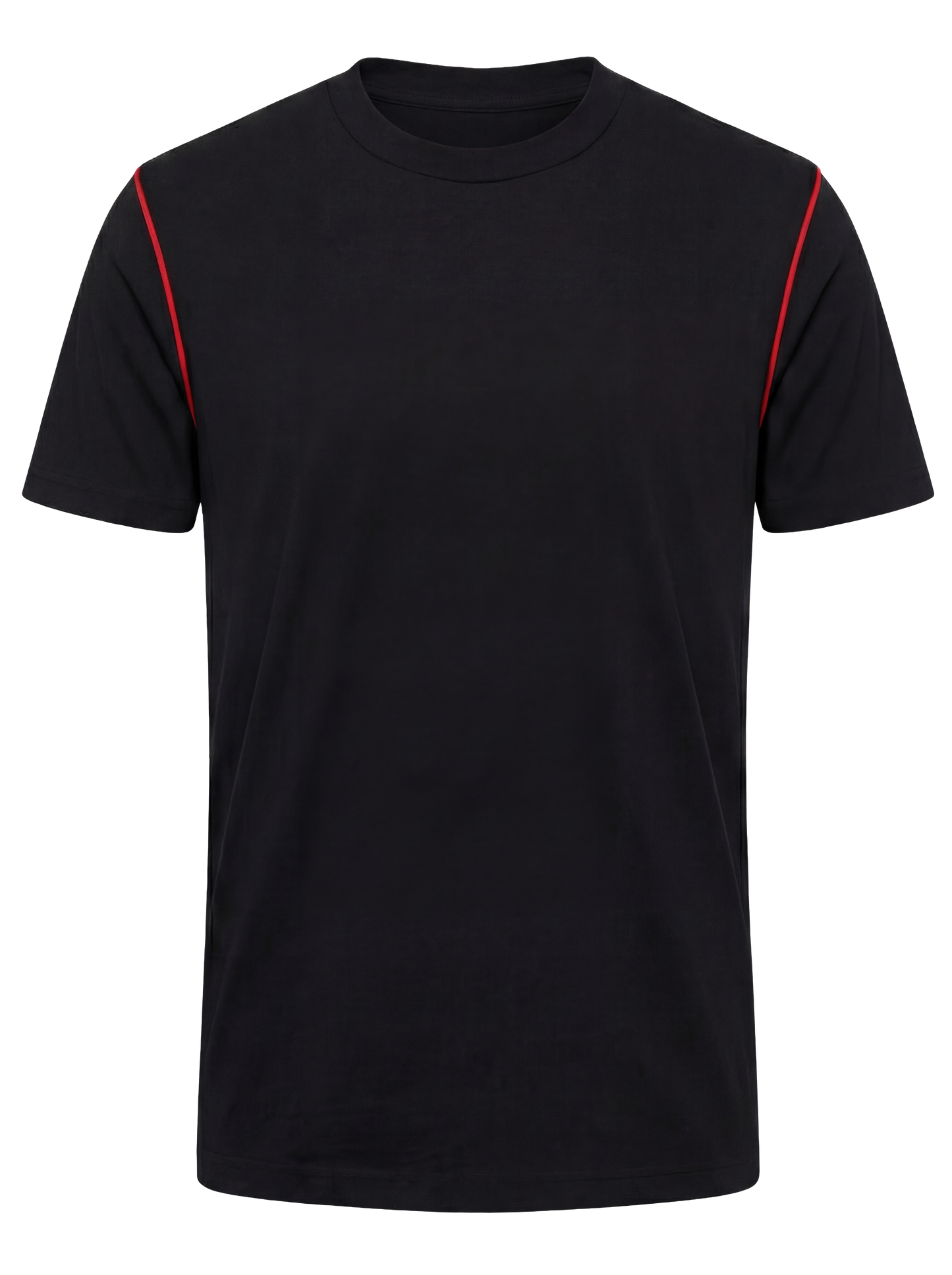 Werk T-shirt- zwart/rood