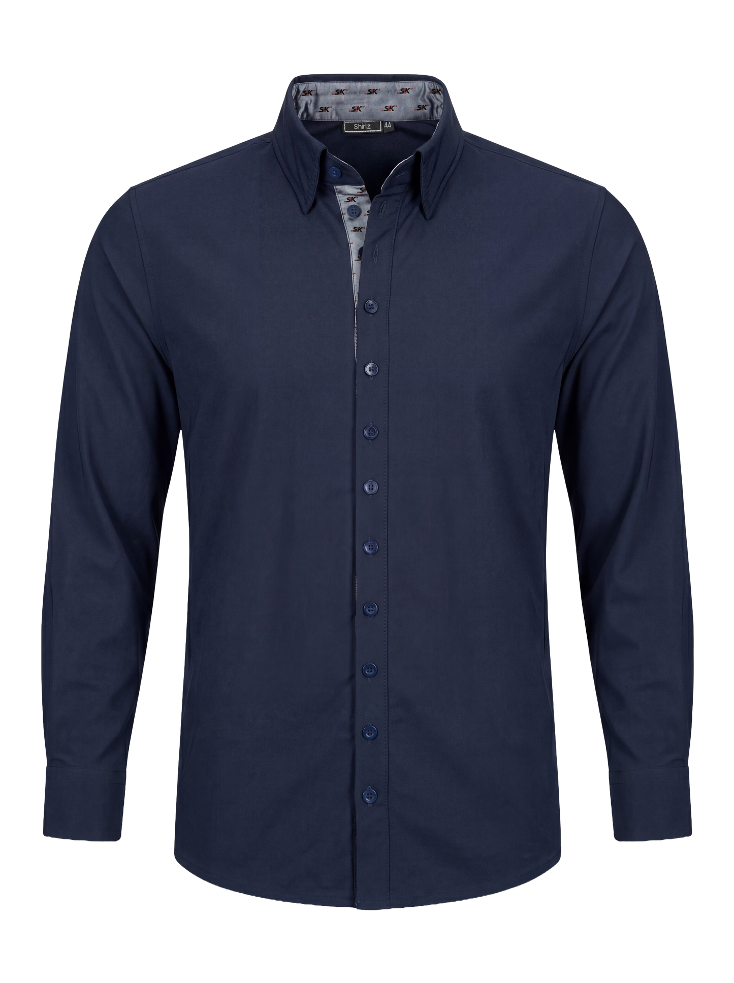 Heren travel overhemd – navy
