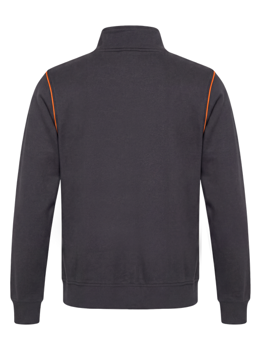 Werkvest antraciet/oranje