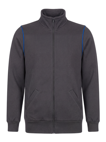 Werkvest antraciet/kobalt