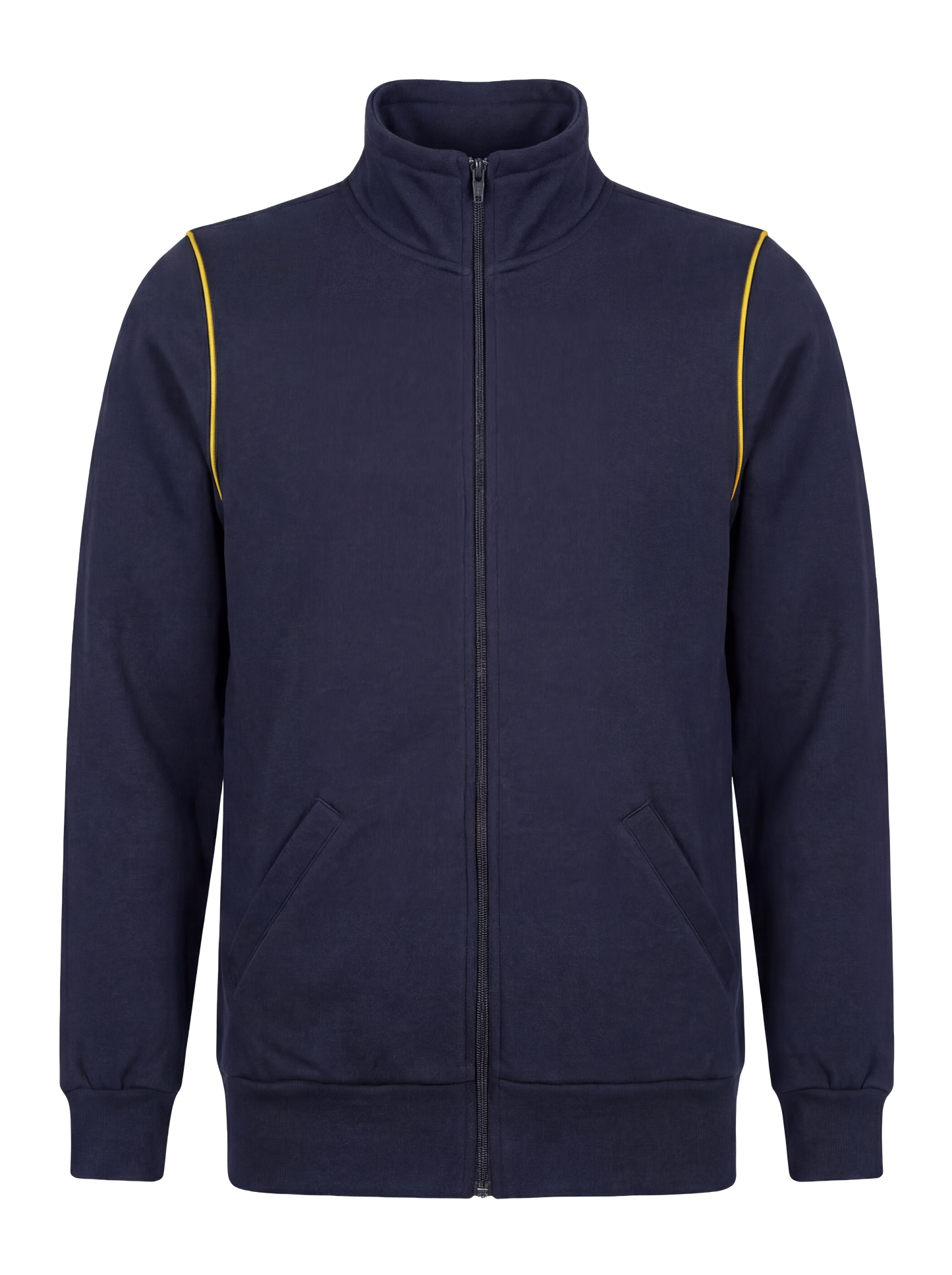 Werkvest navy/geel