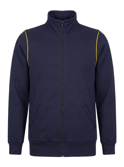 Werkvest navy/geel