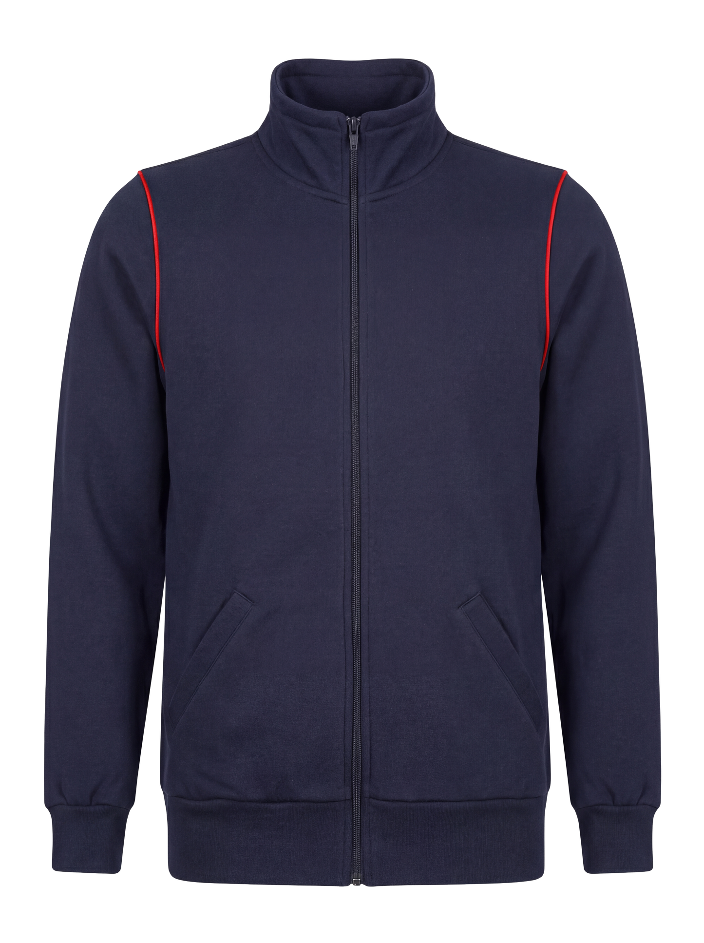 Werkvest navy/rood
