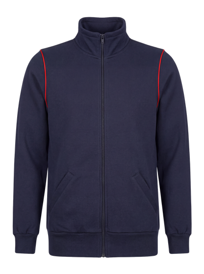 Werkvest navy/rood