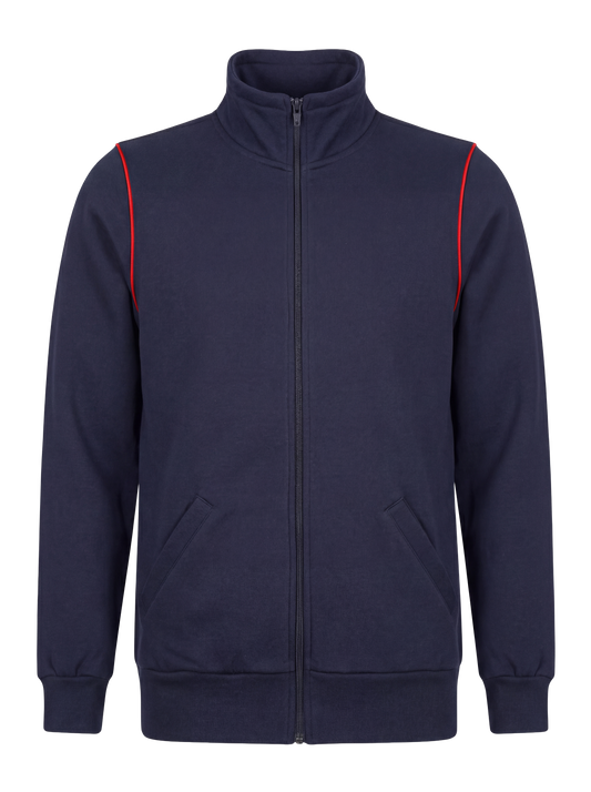 Werkvest navy/rood