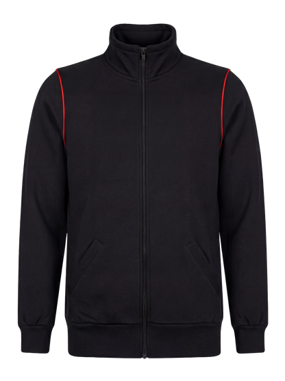 Werkvest zwart/rood
