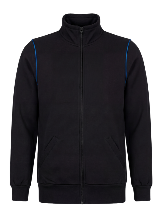 Werkvest zwart/kobalt