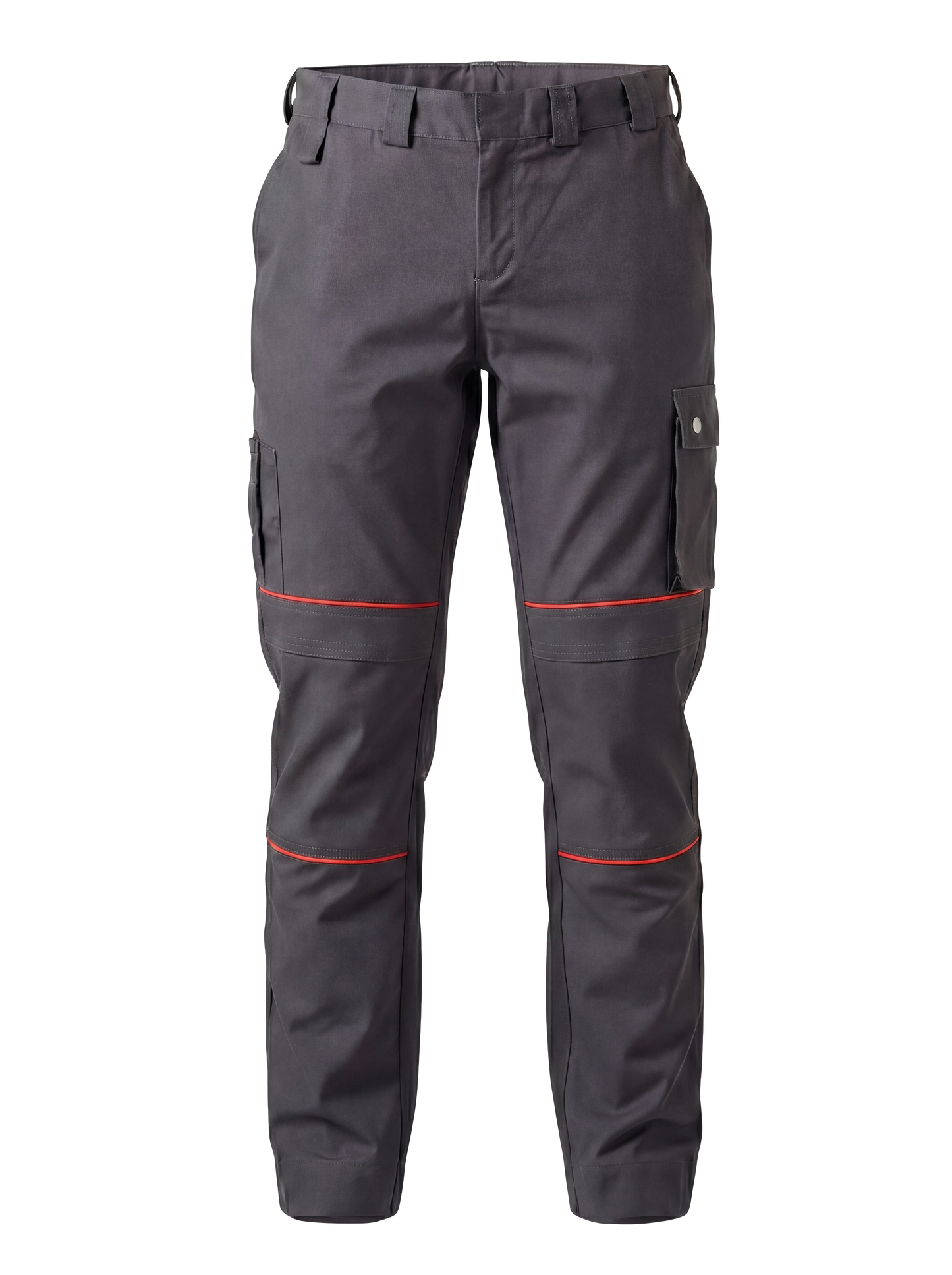 Werkbroek antraciet/rood