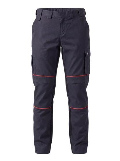 Werkbroek navy/rood