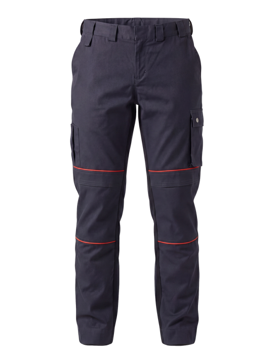 Werkbroek navy/rood