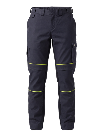 Werkbroek navy/geel