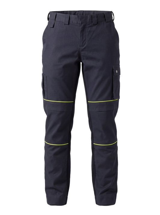 Werkbroek navy/geel