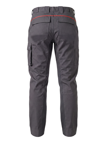 Werkbroek antraciet/rood