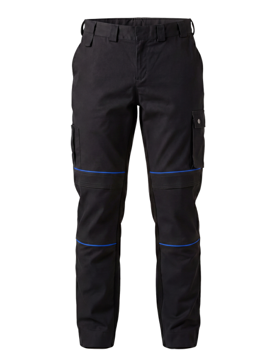 Werkbroek zwart/kobalt
